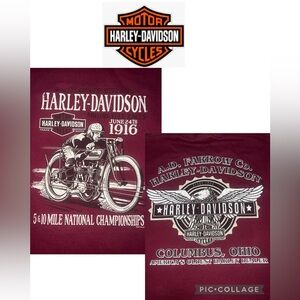 Harley-Davidson Burgundy Racing T-Shirt